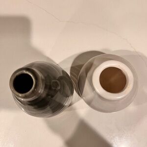 Crate&Barrel Black and White Vases Modern Accents